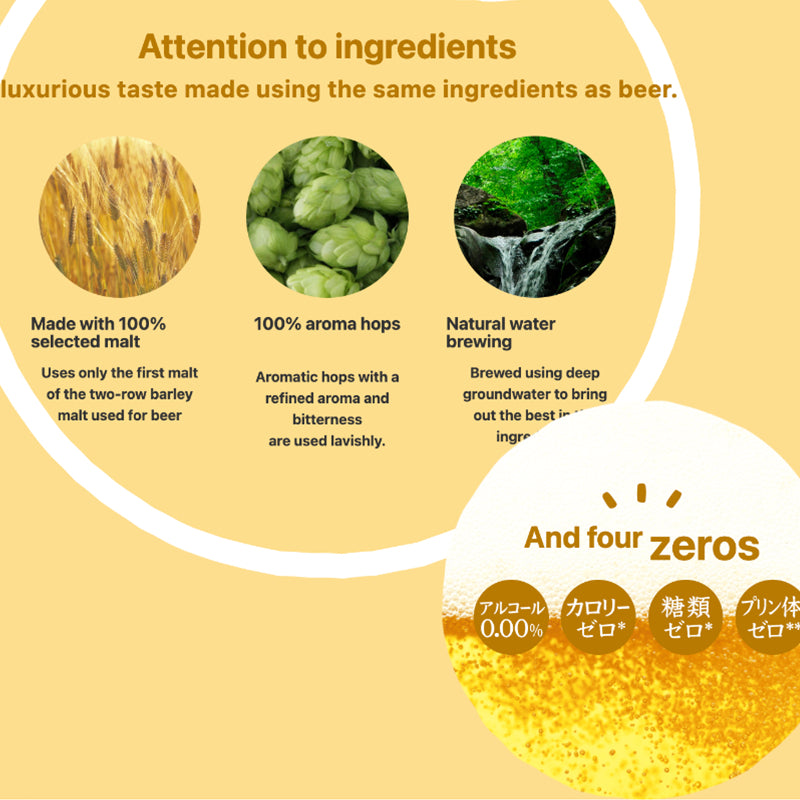 [6 Cans] Suntory All Free Non-alcoholic Beer with Functional Claim 350ml Can 0%