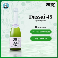 [Assorted] Dassai 45 NIGORI Sparkling Junmai Daiginjo Sake Japanese Sake 360ml/720ml 14%