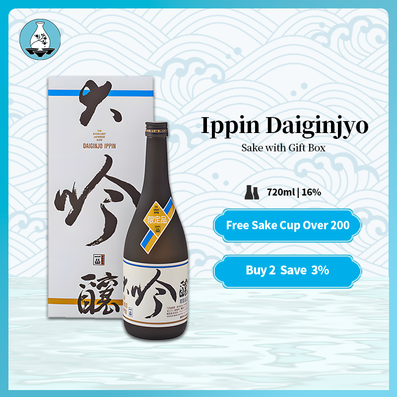 Ippin Daiginjyo Sake with Gift Box 720ml 16%