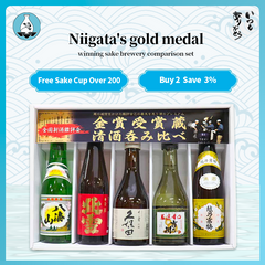 Niigata's gold medal-winning sake brewery comparison set 300ml x 5 bottles