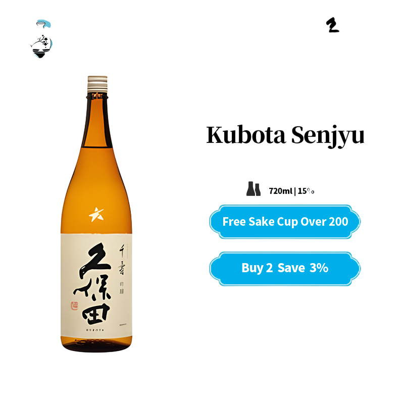 Kubota Senjyu Ginjo Sake 720ml 15%