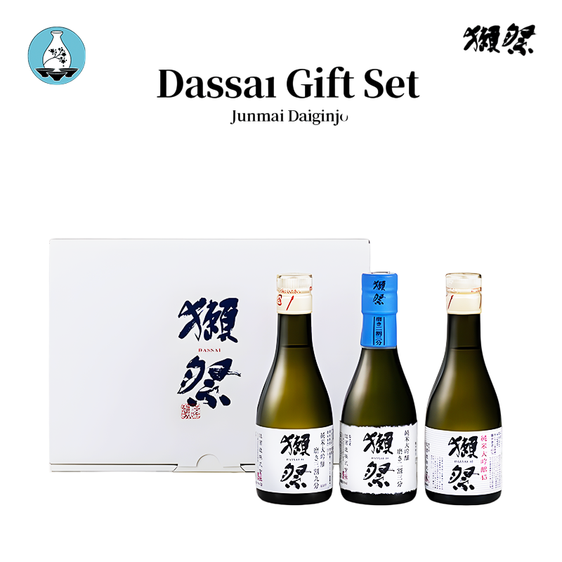 Dassai Gift Set Drinking Set 23 39 45 180ml x 3 Bottles Junmai Daiginjo Japanese Sake 獺祭