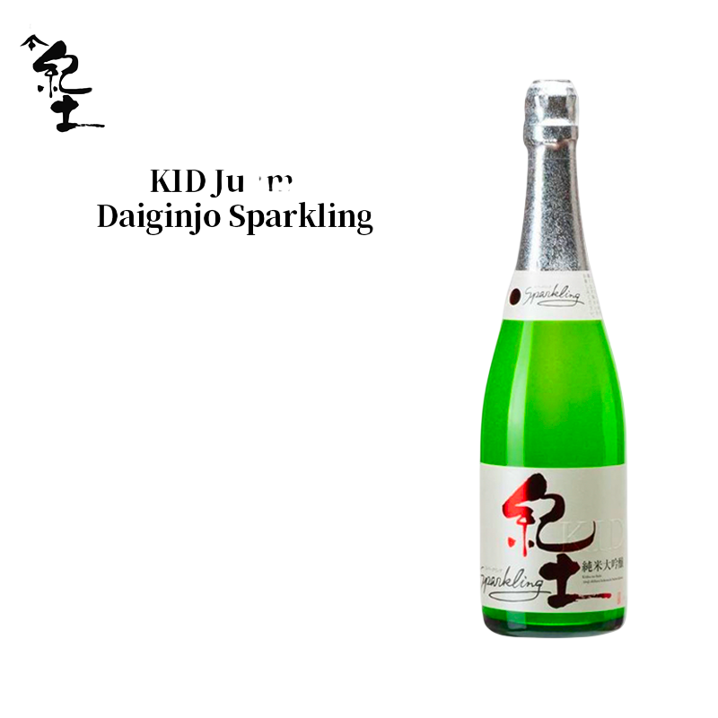 KID Junmai Daiginjo Sparkling Japanese Sake 720ml 14% 紀土