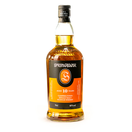 Springbank 10 Year Old Whisky Scotch Whisky Scotch Single Malt Whisky 700ml 46%