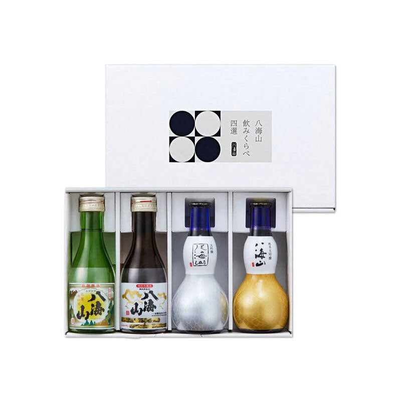 Hakkaisan Drink Comparison Four Selections Gift Set 180ml x 4 bottles 15.5%八海山