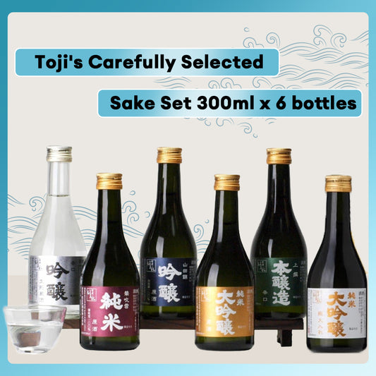 东寺严选清酒比较套装 300ml x 6 瓶 16%杜氏厳选