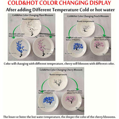 Cold&Hot Temperature Two-way Color Changing Sakura Sake Cup